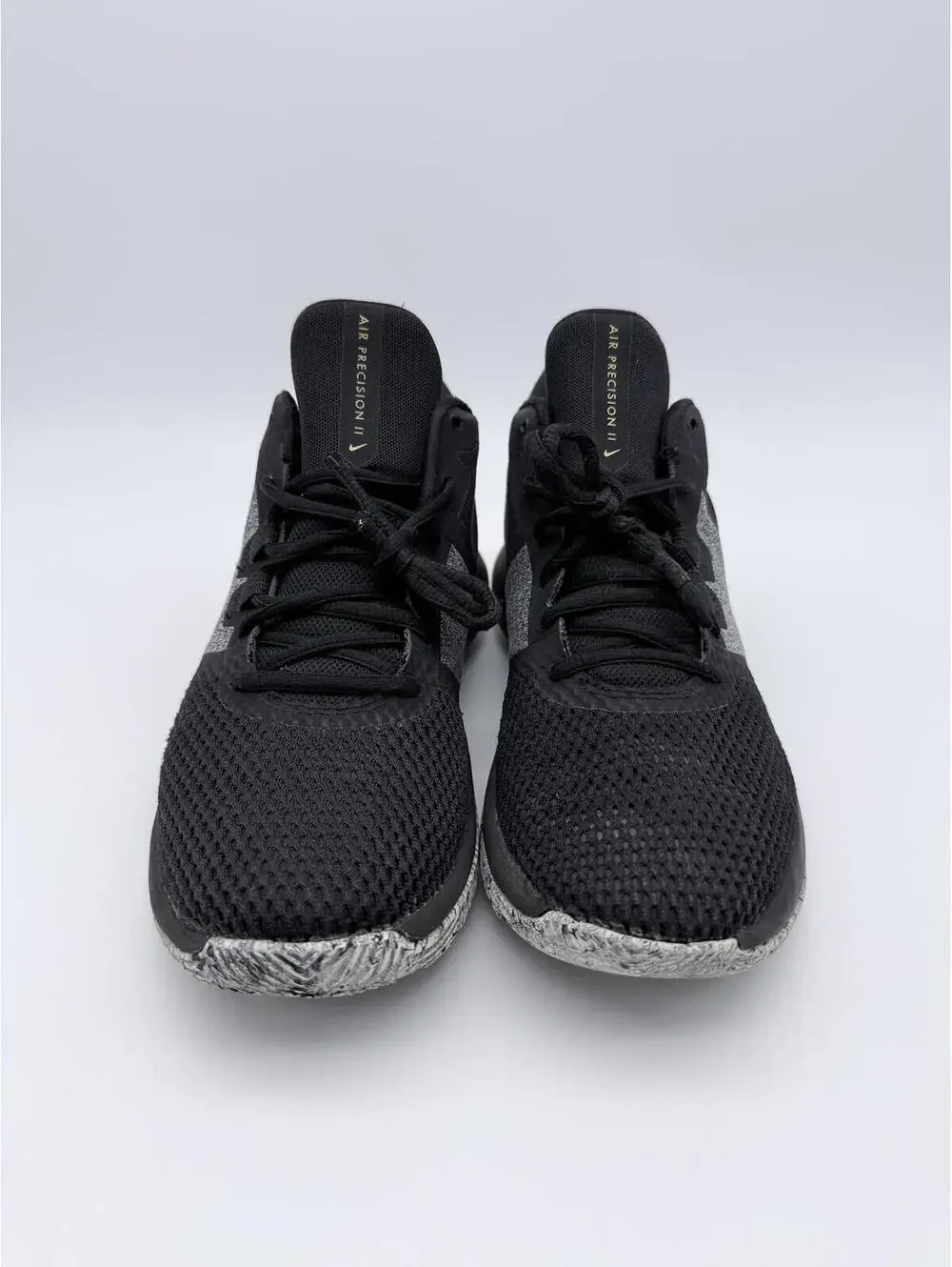 Nike Air Precision 2 'Black‎ Metallic Gold' Women's Basketball Shoe Size 8